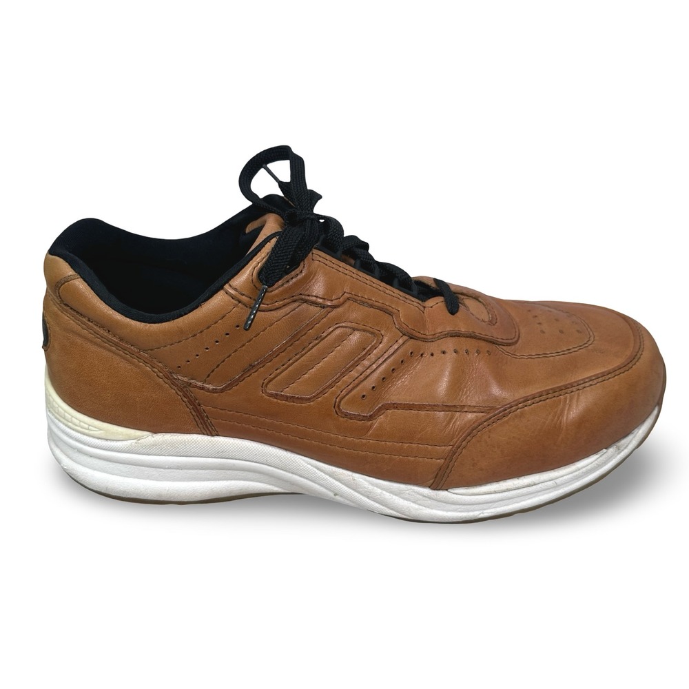 SAS Journey Lux Hazel Mens 11 WW Brown Leather Walking Shoes USA Comfort Sneaker